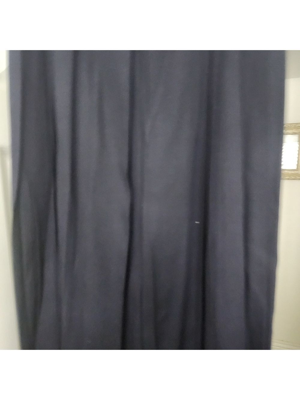 Vintage Cambridge Spirit Skirt Womens 8 Rayon Navy Pleated Midi - Picture 4 of 6